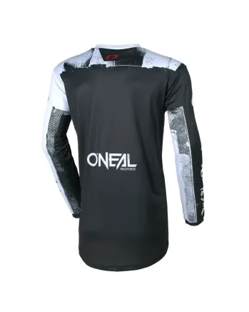 Мотокрос блуза O`NEAL ELEMENT ROLLER BLACK/WHITE V.26