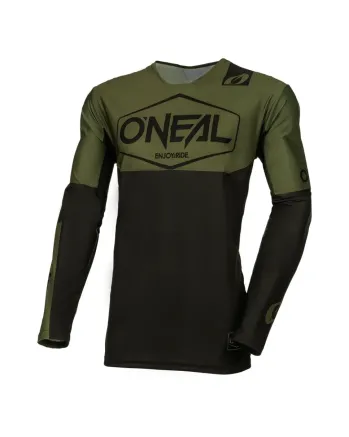 Мотокрос блуза O'NEAL MAYHEM HEXX BLACK/GREEN V.24