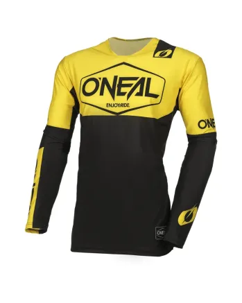 Мотокрос блуза O'NEAL MAYHEM HEXX BLACK/YELLOW V.24