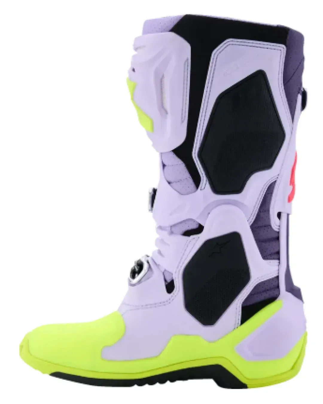 Мотокрос ботуши ALPINESTARS TECH 10 S-VENTED PURPLE/YELLOW/DIVA PINK