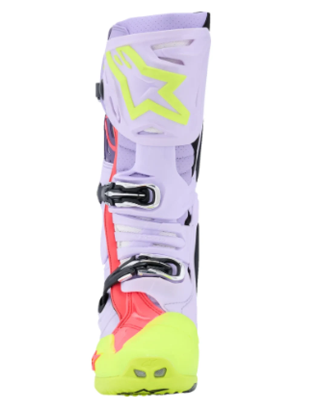 Мотокрос ботуши ALPINESTARS TECH 10 S-VENTED PURPLE/YELLOW/DIVA PINK