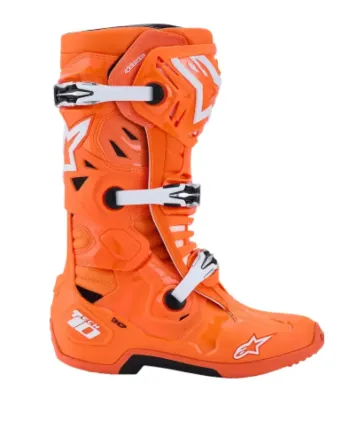 Мотокрос ботуши ALPINESTARS TECH 10 SUPERVENTED ORG FL/BLK/WHT