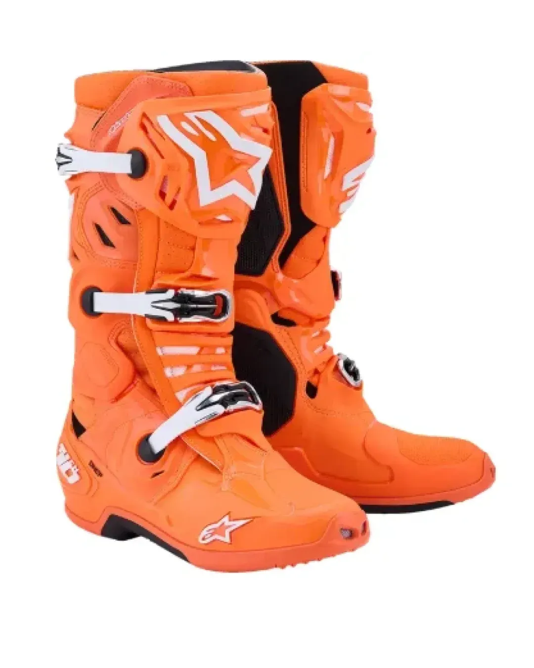 Мотокрос ботуши ALPINESTARS TECH 10 SUPERVENTED ORG FL/BLK/WHT