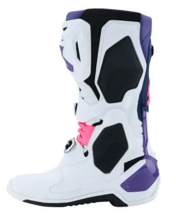 Мотокрос ботуши ALPINESTARS TECH 10 WHIT/VIOLET/NAVY/PINK