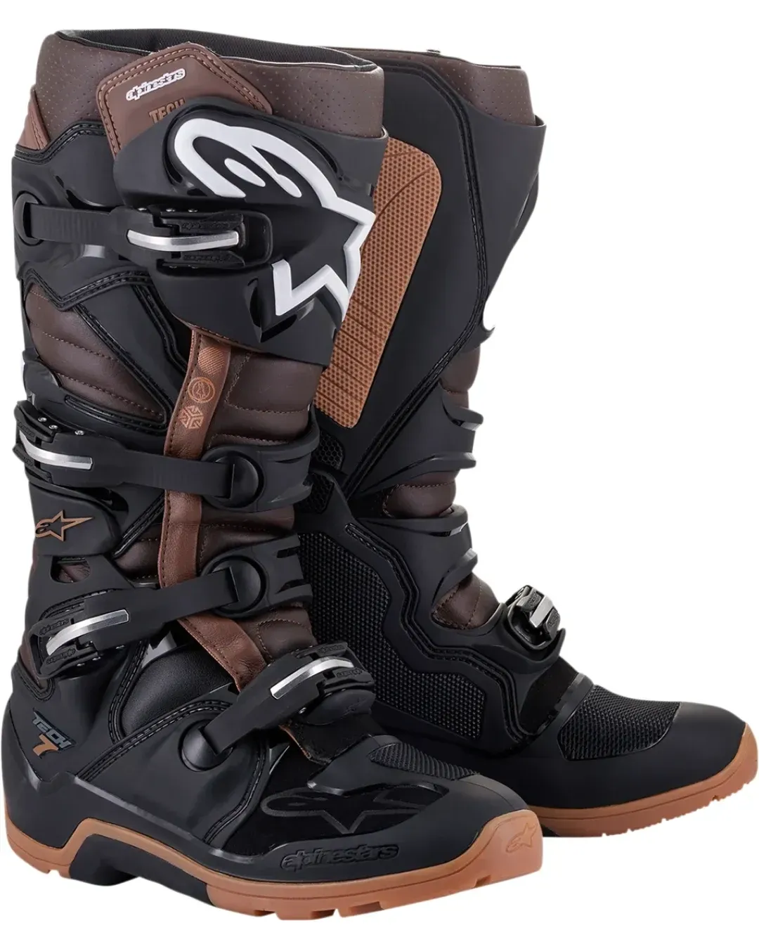 Мотокрос ботуши ALPINESTARS TECH 7 BLACK/BROWN