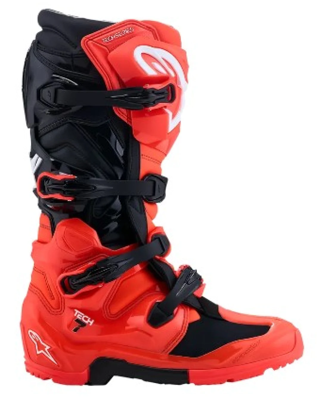 Мотокрос ботуши ALPINESTARS TECH 7 C27 ENDURO RED FLUO BK