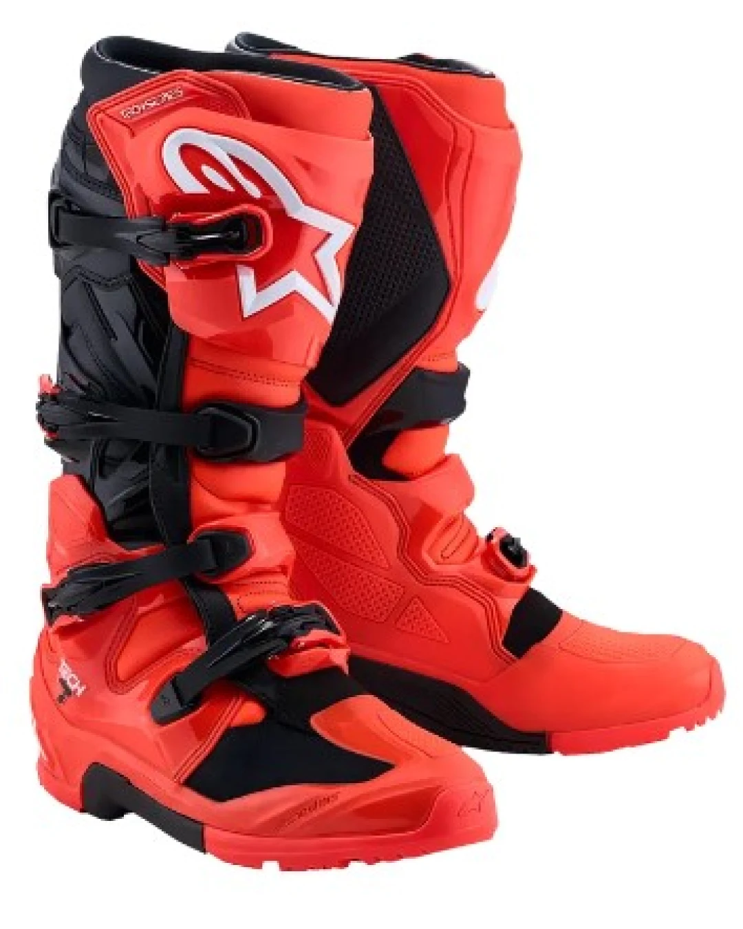 Мотокрос ботуши ALPINESTARS TECH 7 C27 ENDURO RED FLUO BK