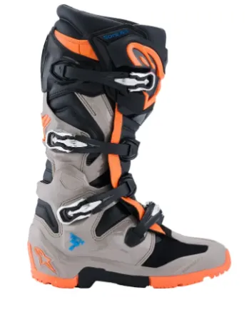 Мотокрос ботуши ALPINESTARS TECH 7 ENDURO BACK/GREY/ORANGE