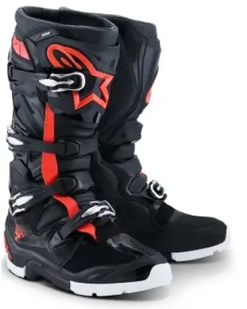 Мотокрос ботуши ALPINESTARS TECH 7 ENDURO Drystar BLACK/RED/WH