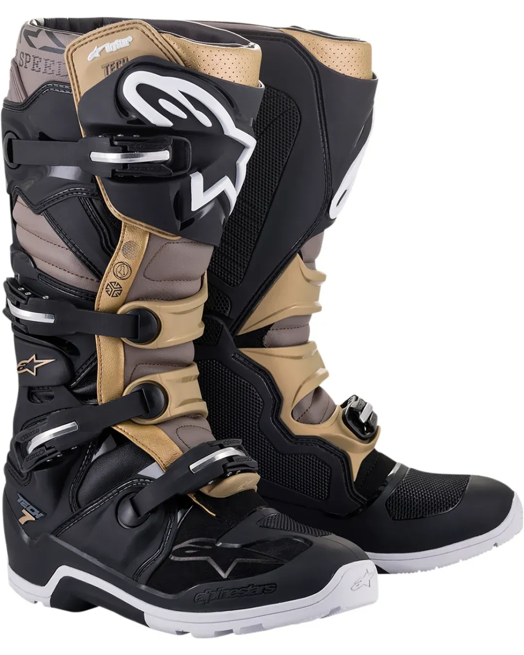 Мотокрос ботуши ALPINESTARS Tech 7 Enduro Drystar® BLACK/GOLD