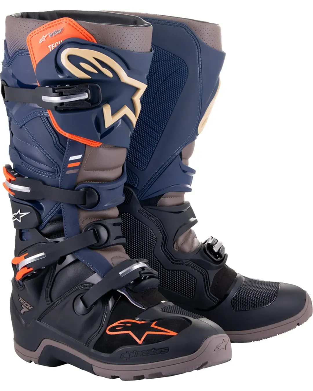 Мотокрос ботуши ALPINESTARS Tech 7 Enduro Drystar® NAVY/GY