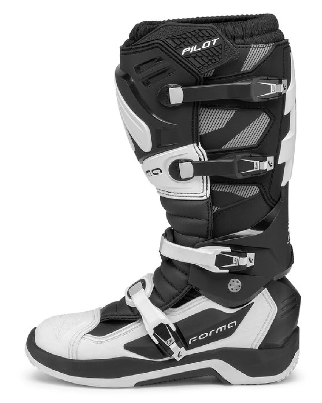 Мотокрос ботуши FORMA Pilot BLACK/WHITE