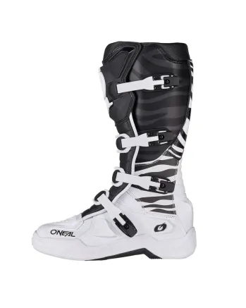 Мотокрос ботуши O'NEAL 3SRS MX ZEBRA BLACK/WHITE