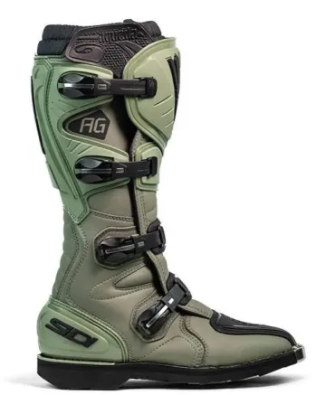 Мотокрос ботуши SIDI AGUEDA ARMY/BLACK