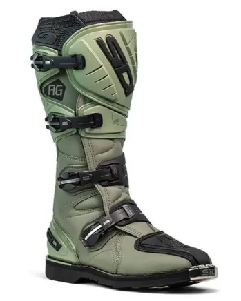 Мотокрос ботуши SIDI AGUEDA ARMY/BLACK