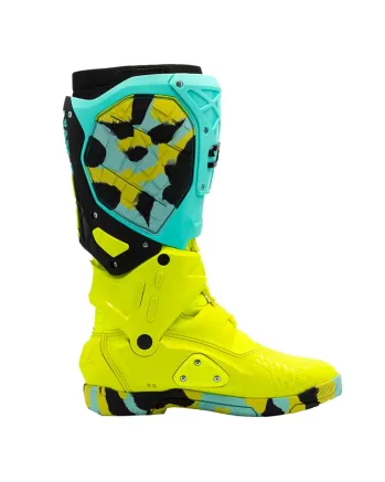 Мотокрос ботуши SIDI CROSSAIR X MINT/FLUO YELLOW