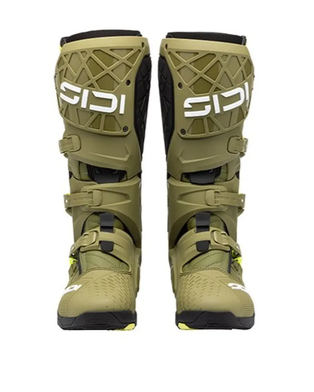 Мотокрос ботуши SIDI CROSSAIR X OLIVE/FLUO YW