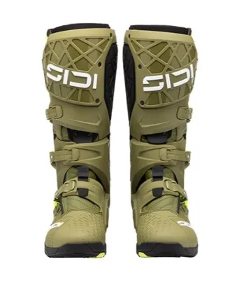 Мотокрос ботуши SIDI CROSSAIR X OLIVE/FLUO YW