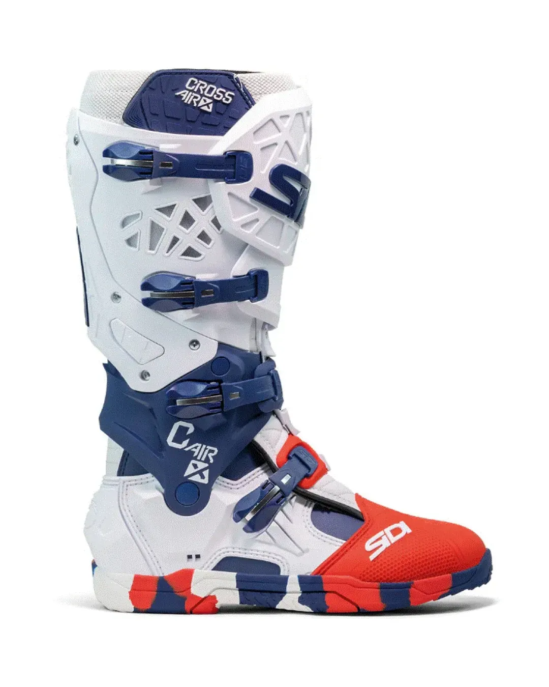 Мотокрос ботуши SIDI CROSSAIR X WHITE/NAVY/RED