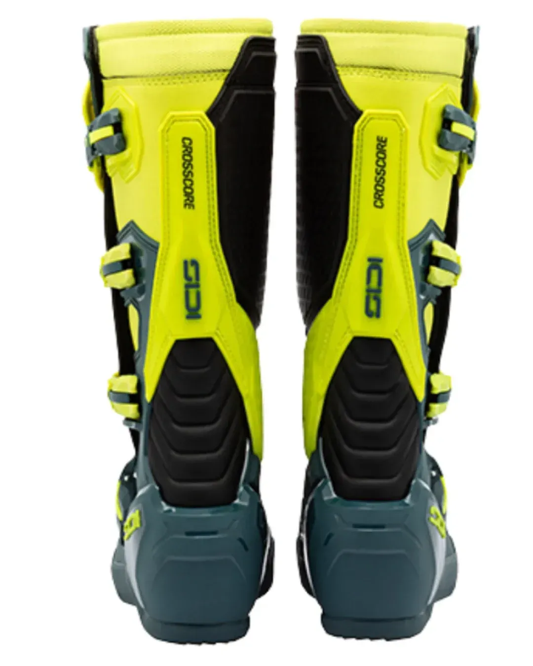 Мотокрос ботуши SIDI CROSSCORE Petrol Yellow Fluo