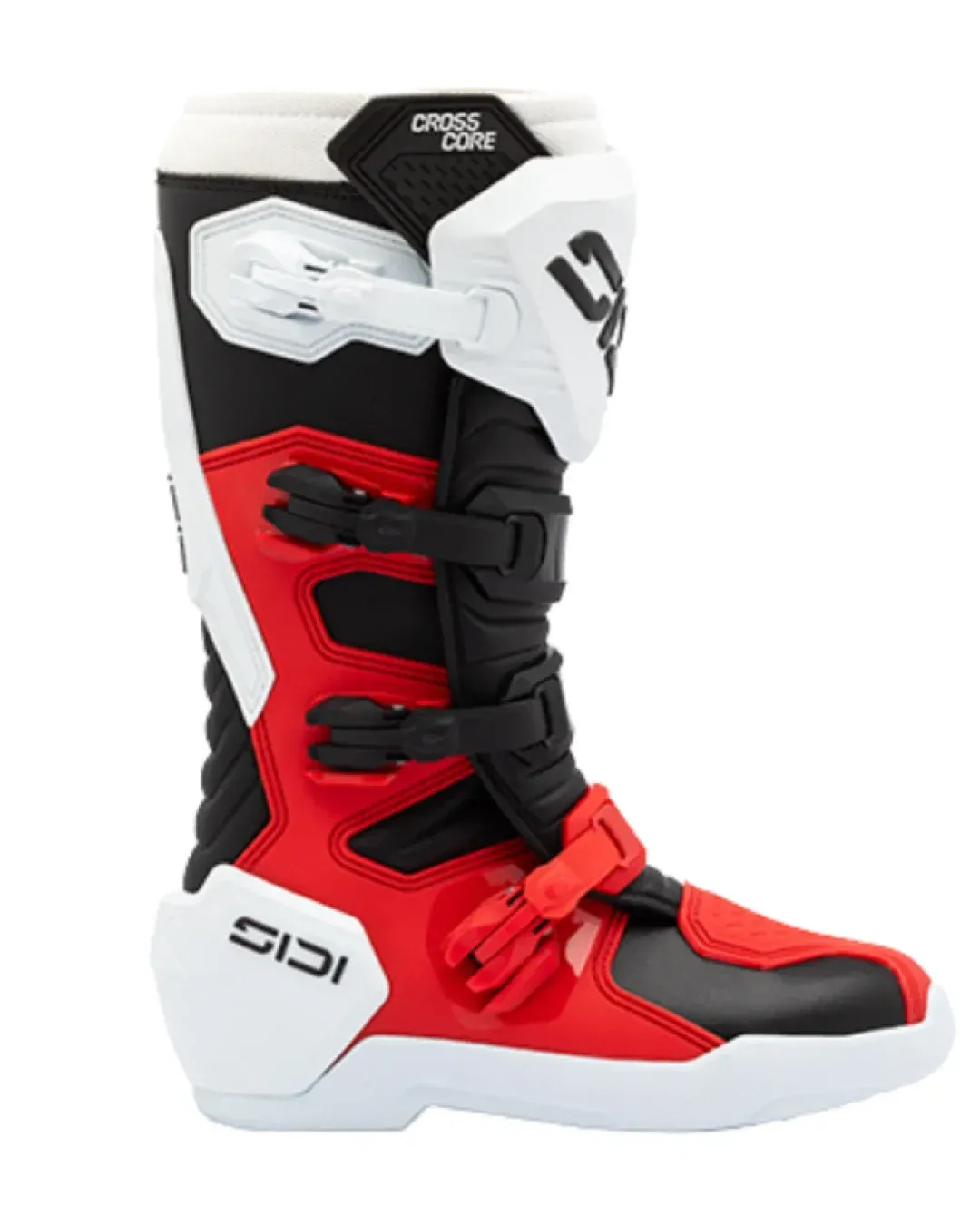 Мотокрос ботуши SIDI CROSSCORE Red Black White
