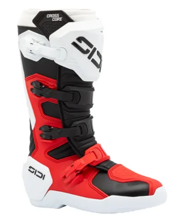 Мотокрос ботуши SIDI CROSSCORE Red Black White