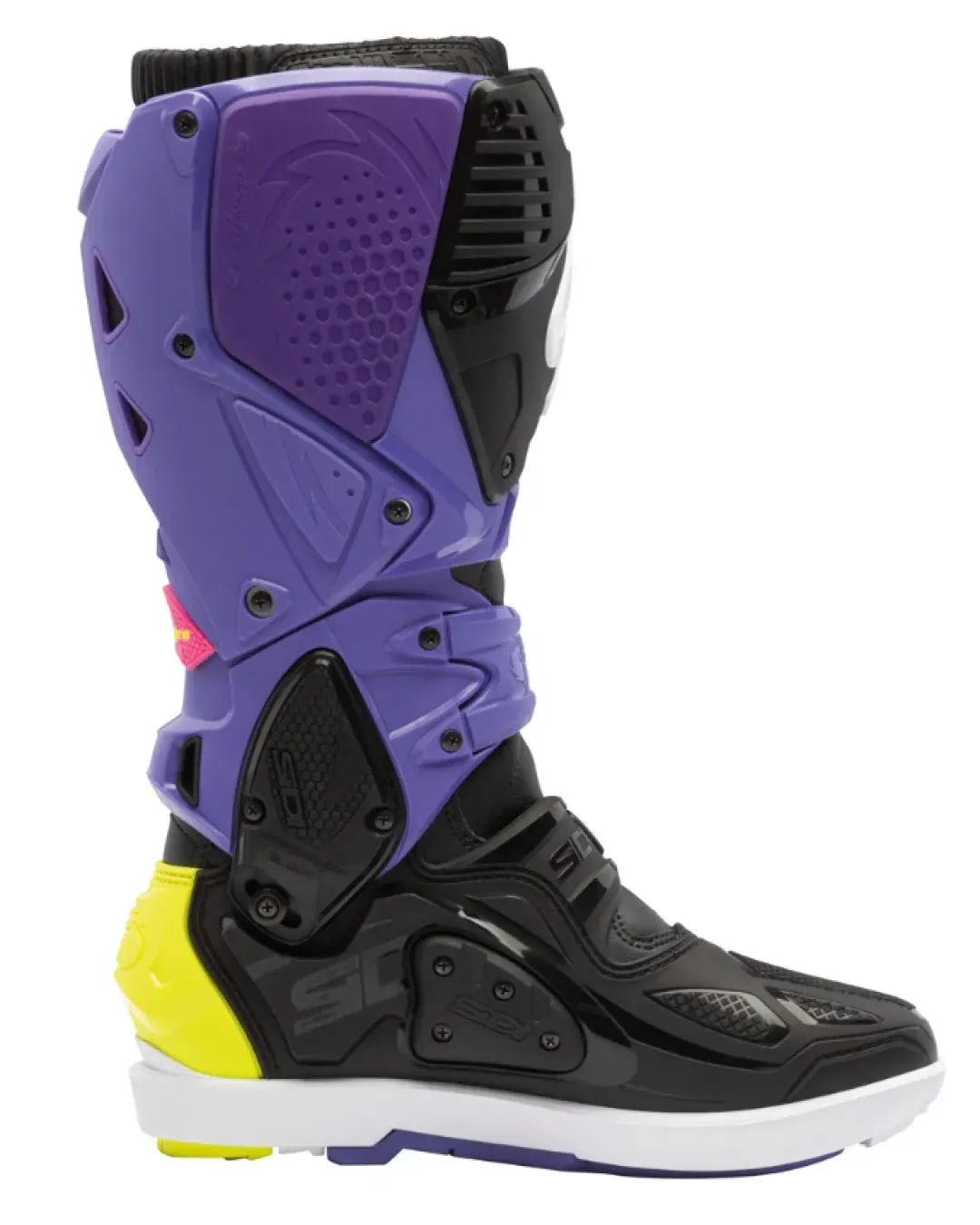 Мотокрос ботуши SIDI CROSSFIRE 3 SRS BLACK VIOLET/FLUO