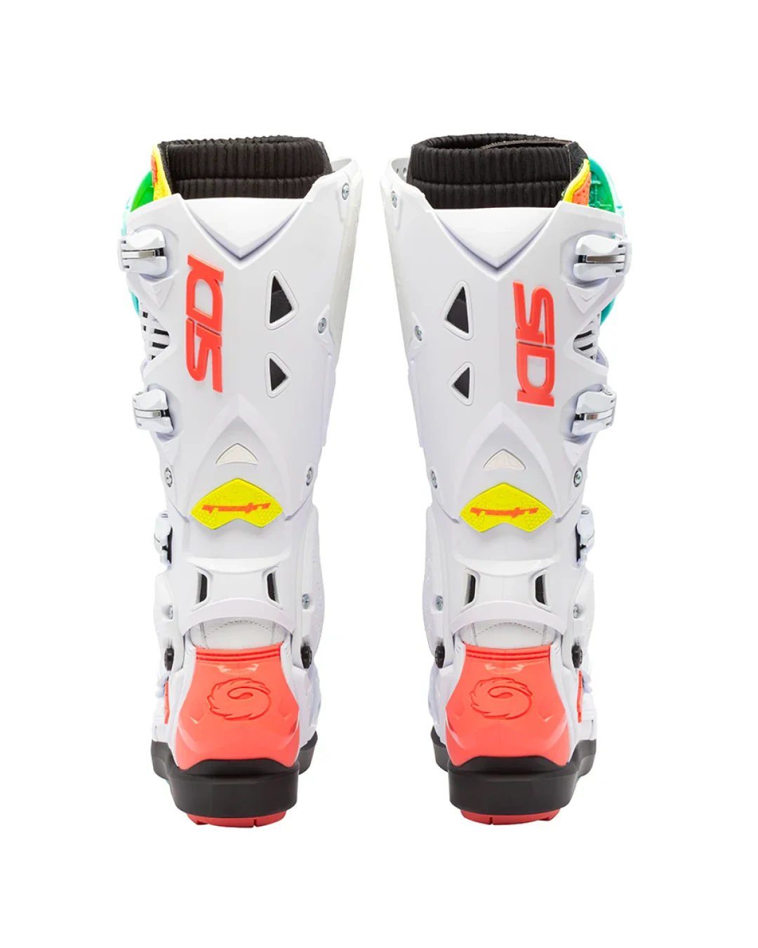 Мотокрос ботуши SIDI CROSSFIRE 3 SRS WHITE/FLUO MINT/CORAL
