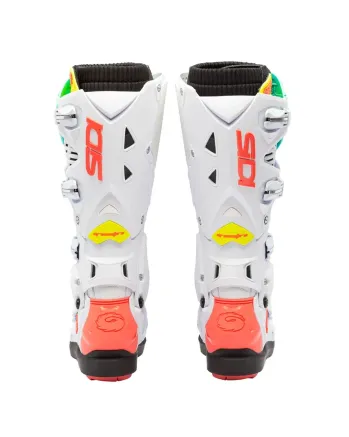 Мотокрос ботуши SIDI CROSSFIRE 3 SRS WHITE/FLUO MINT/CORAL