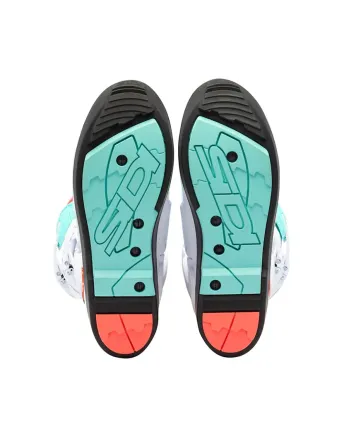 Мотокрос ботуши SIDI CROSSFIRE 3 SRS WHITE/FLUO MINT/CORAL