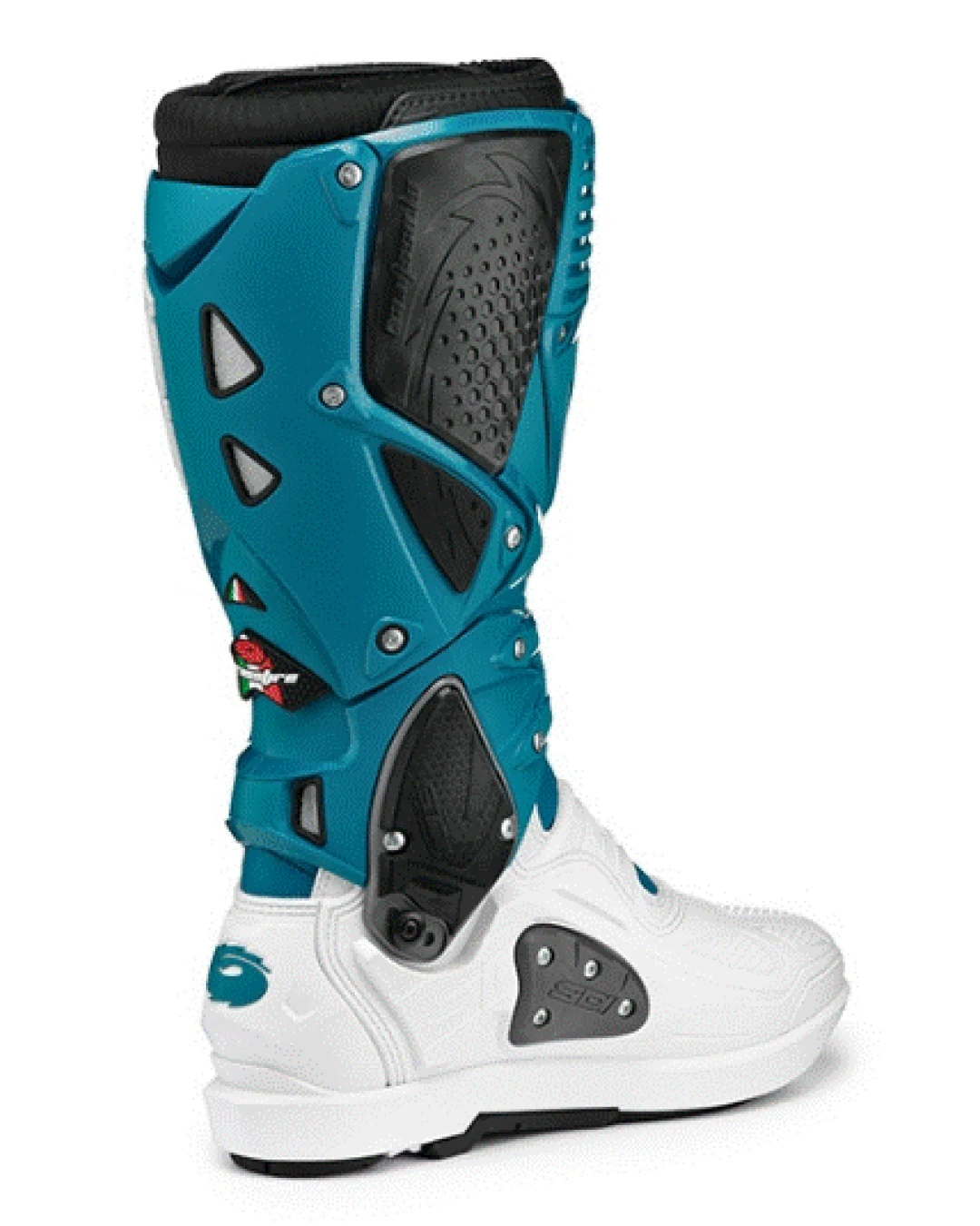 Мотокрос ботуши SIDI CROSSFIRE 3 SRS WHITE/PETROL