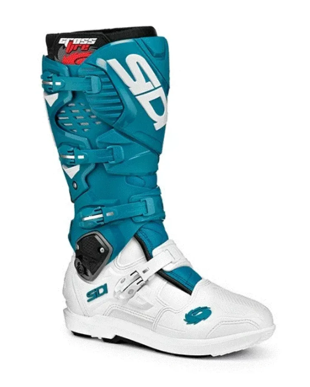 Мотокрос ботуши SIDI CROSSFIRE 3 SRS WHITE/PETROL