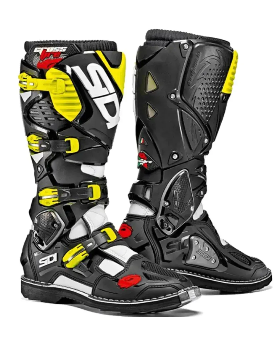 Мотокрос ботуши SIDI CROSSFIRE 3 WHITE/BLACK/YELLOW FLUO