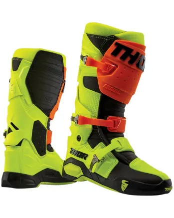 Мотокрос ботуши THOR RADIAL FLO ORANGE/FLO YELLOW