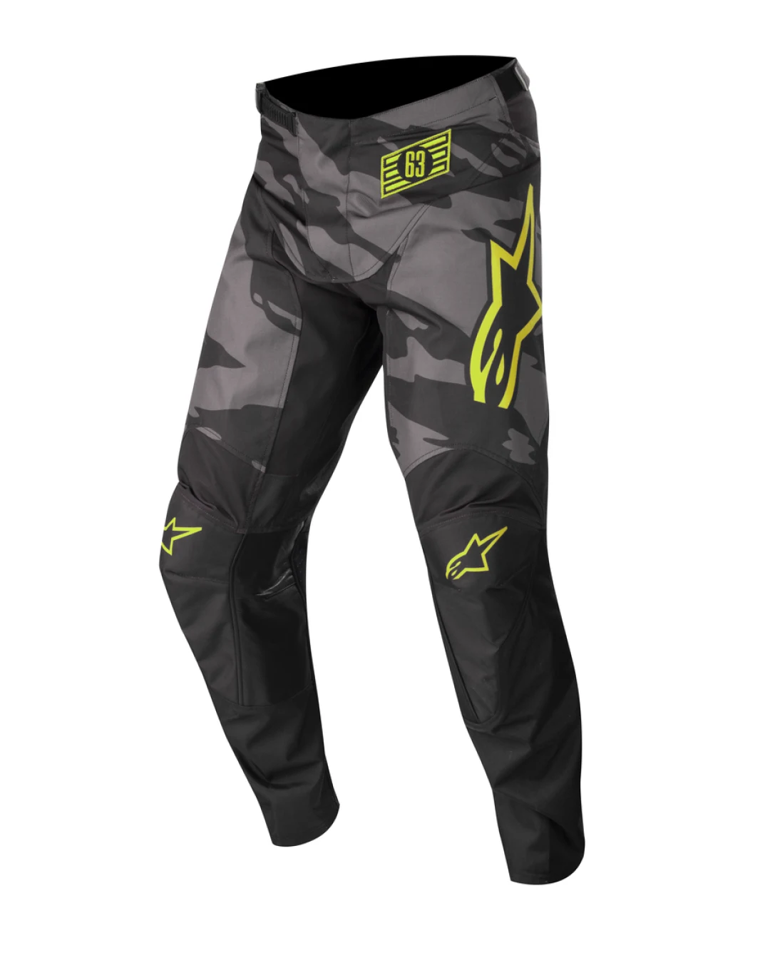 Мотокрос брич ALPINESTARS RACER TACTCAL BLACK/CAMO/YELLOW