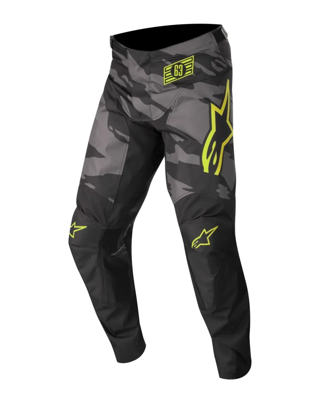Мотокрос брич ALPINESTARS RACER TACTCAL BLACK/CAMO/YELLOW