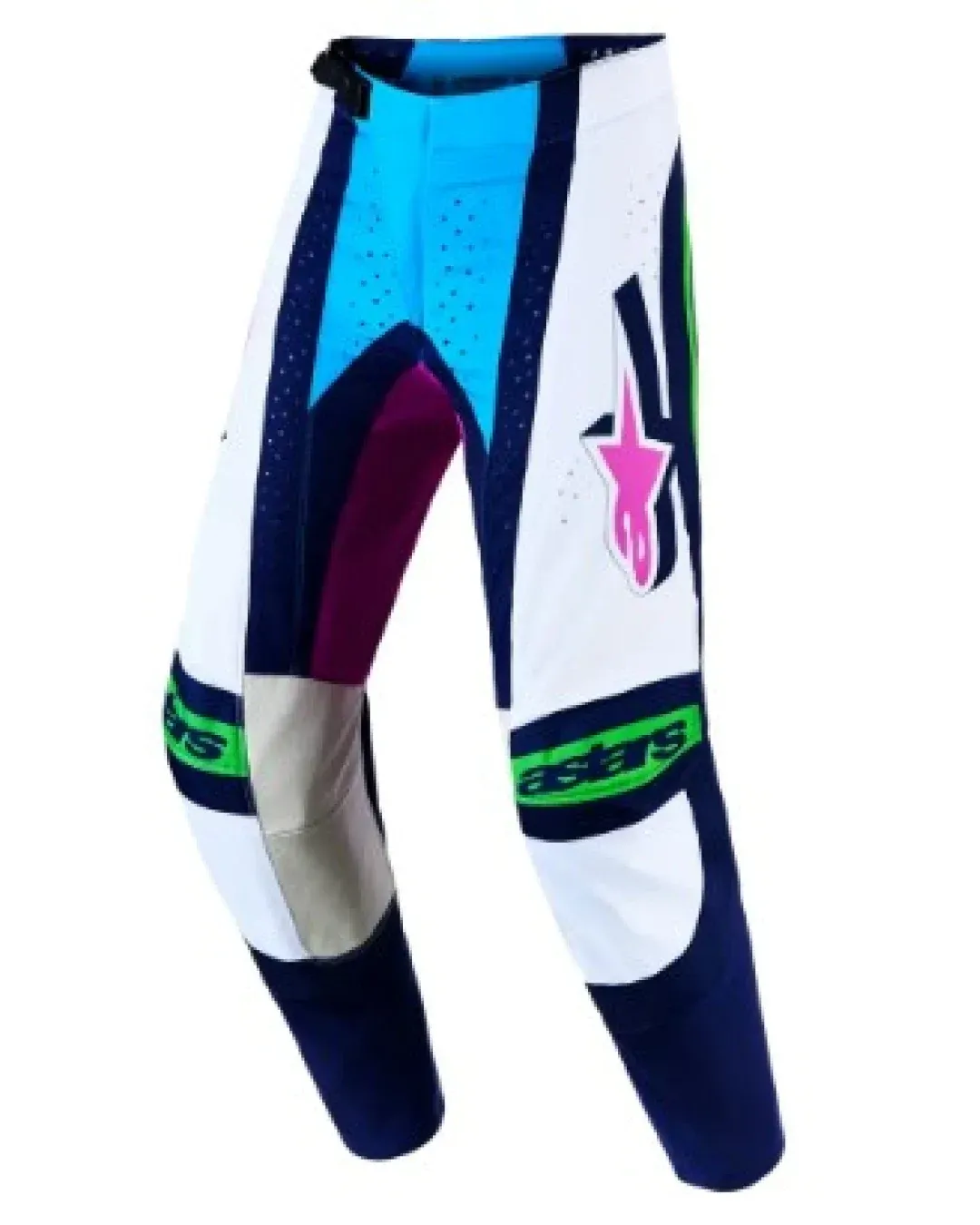 Мотокрос брич ALPINESTARS TECHSTAR MAVEN WHITE/BL/GN