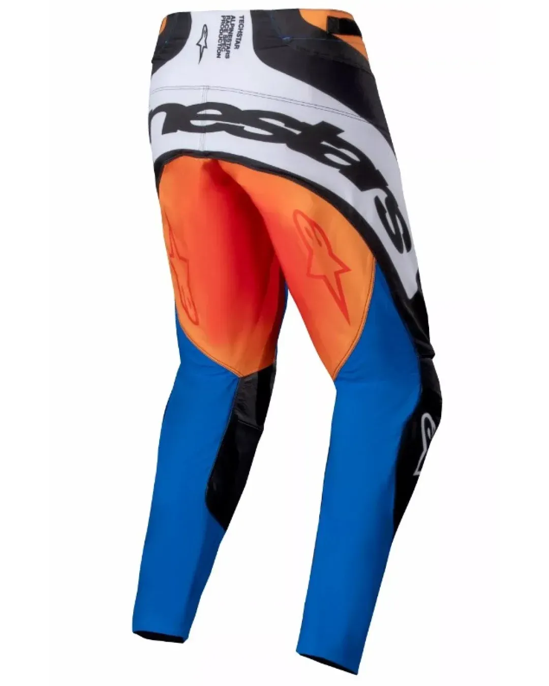 Мотокрос брич ALPINESTARS TECHSTAR MELT ORANGE/BLUE
