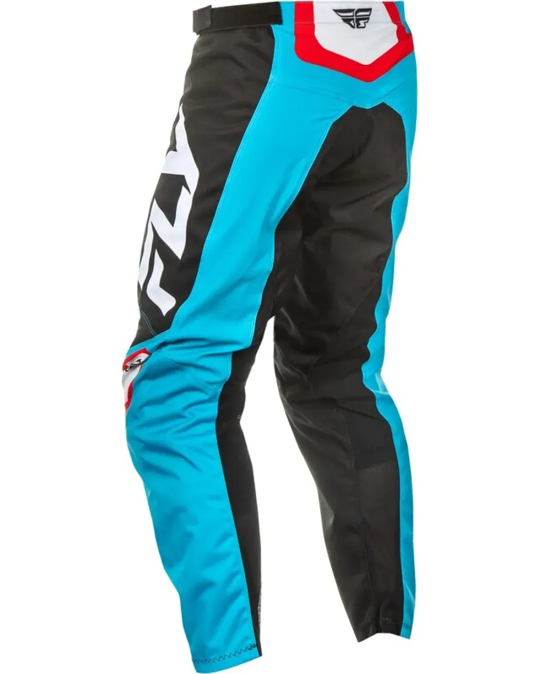 Мотокрос брич FLY RACING F-16 Riding- Light Blue/Red/Black 2025