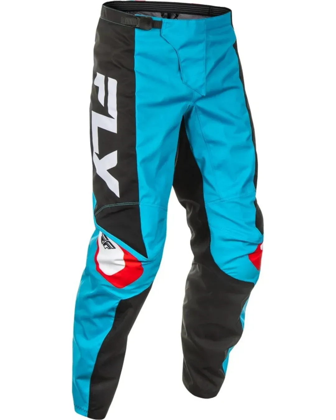 Мотокрос брич FLY RACING F-16 Riding- Light Blue/Red/Black 2025