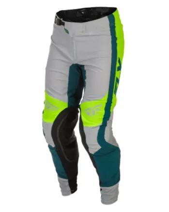 Мотокрос брич FLY RACING - Grey/Lime/Teal