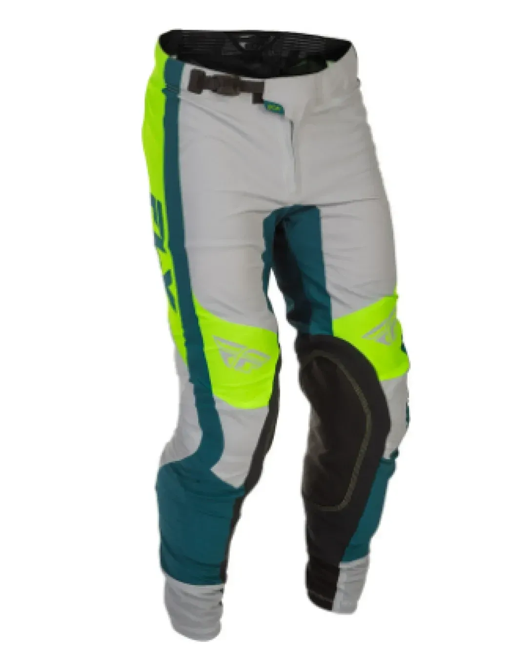 Мотокрос брич FLY RACING - Grey/Lime/Teal