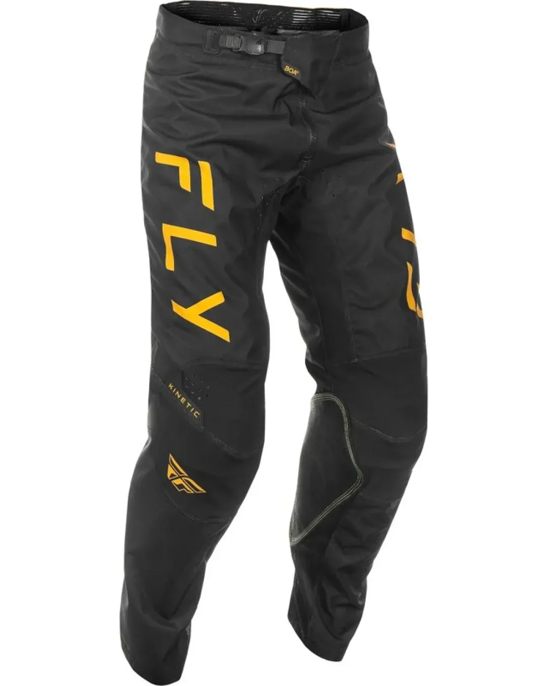 Мотокрос брич FLY RACING Kinetic Center- Black/Gold 2025