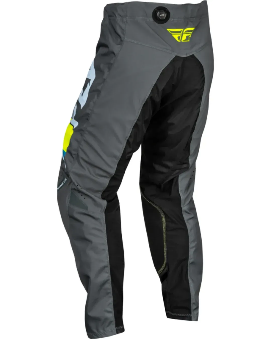 Мотокрос брич FLY RACING Kinetic Prix-Ice Grey/Charcoal/Hi-Vis