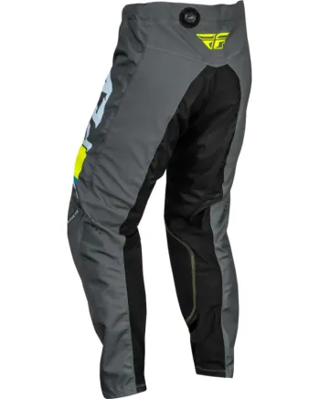 Мотокрос брич FLY RACING Kinetic Prix-Ice Grey/Charcoal/Hi-Vis