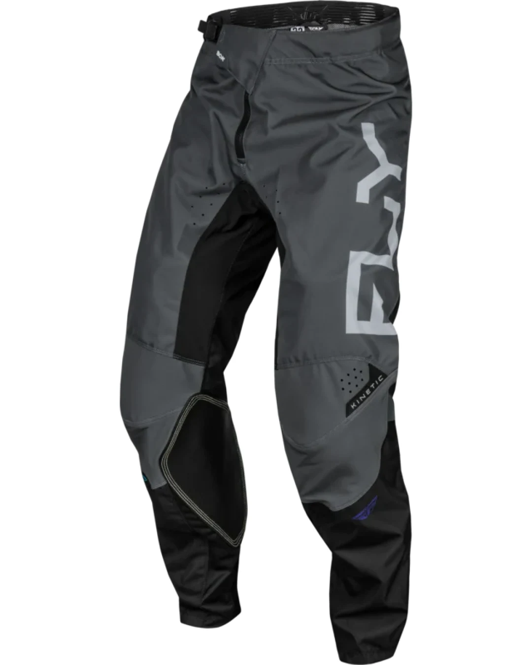 Мотокрос брич FLY RACING Kinetic Reload- Charcoal/Black/Blue Iridium
