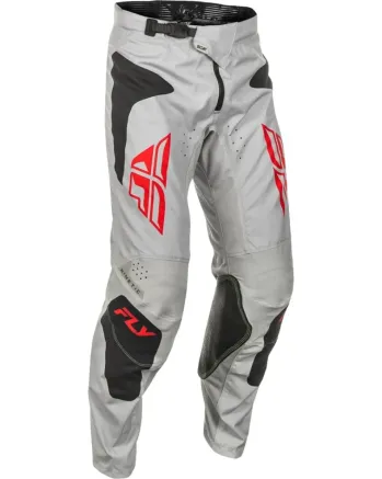 Мотокрос брич FLY RACING Kinetic SYM -Light Grey/Red/Black 2025