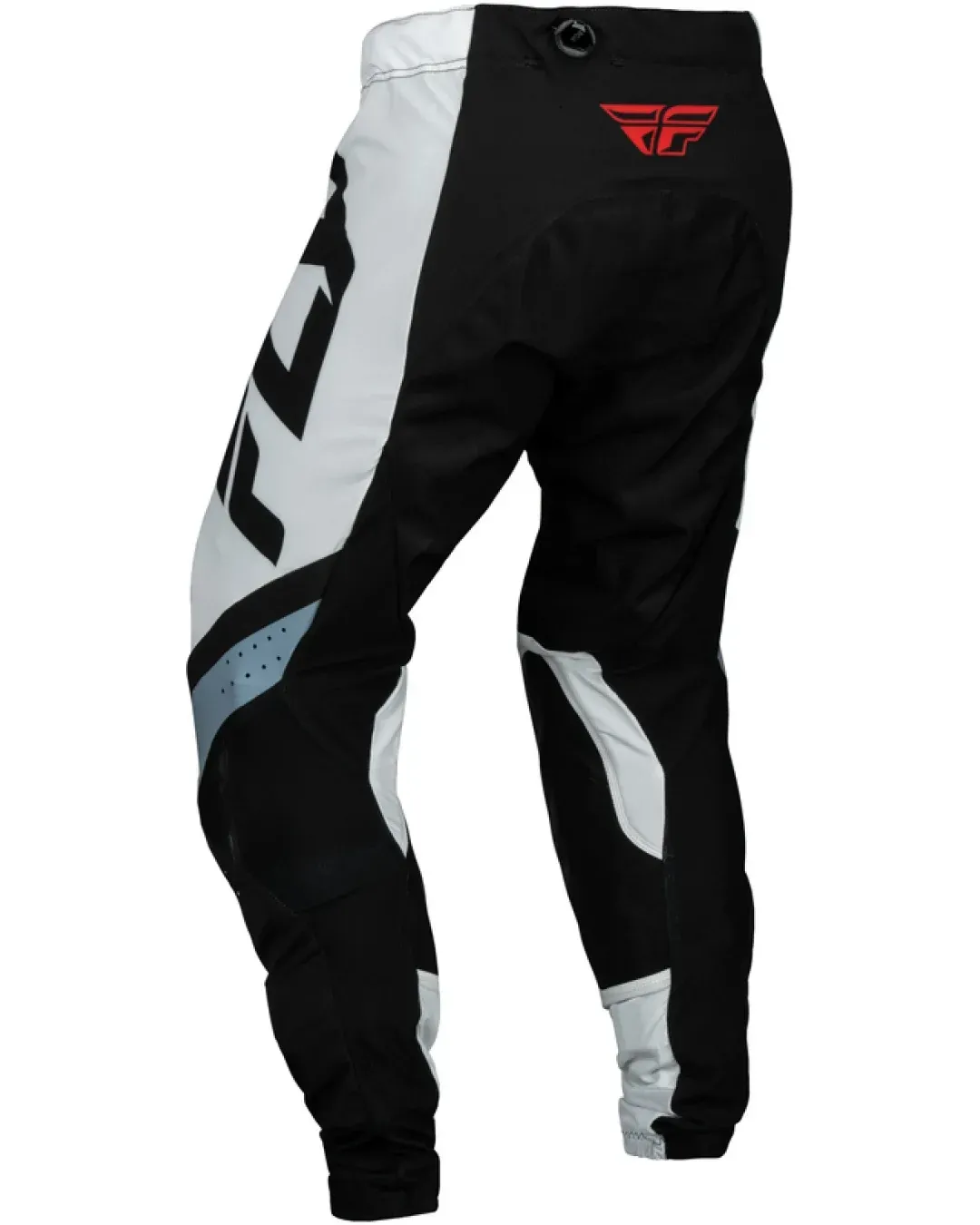Мотокрос брич FLY RACING Lite- Black/White/Denim Grey