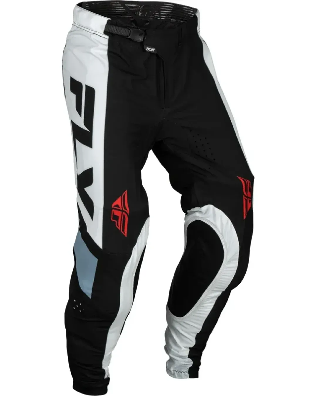 Мотокрос брич FLY RACING Lite- Black/White/Denim Grey