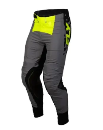 Мотокрос брич FLY RACING Lite Flake - Grey/Hi-Vis/Black